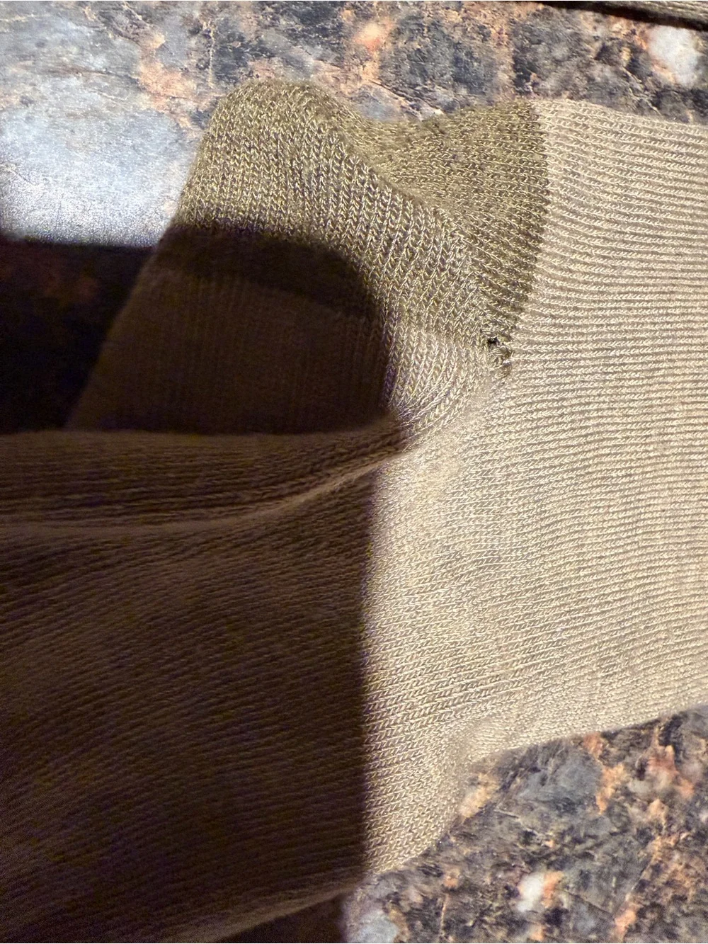 Nautica Men's Olive Green Dress Socks with Subtle Logo